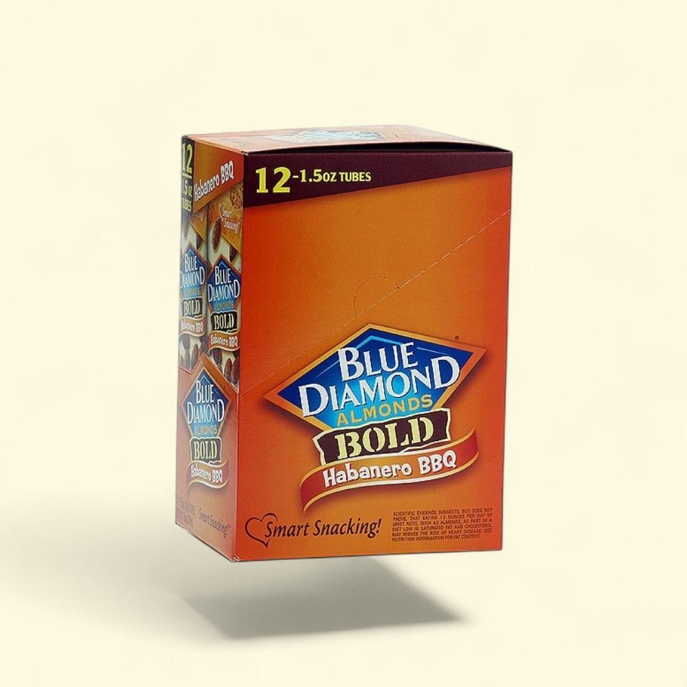Blue Diamond Bold Habanero BBQ Almonds — authentic US product shipped worldwide by Treatspree
