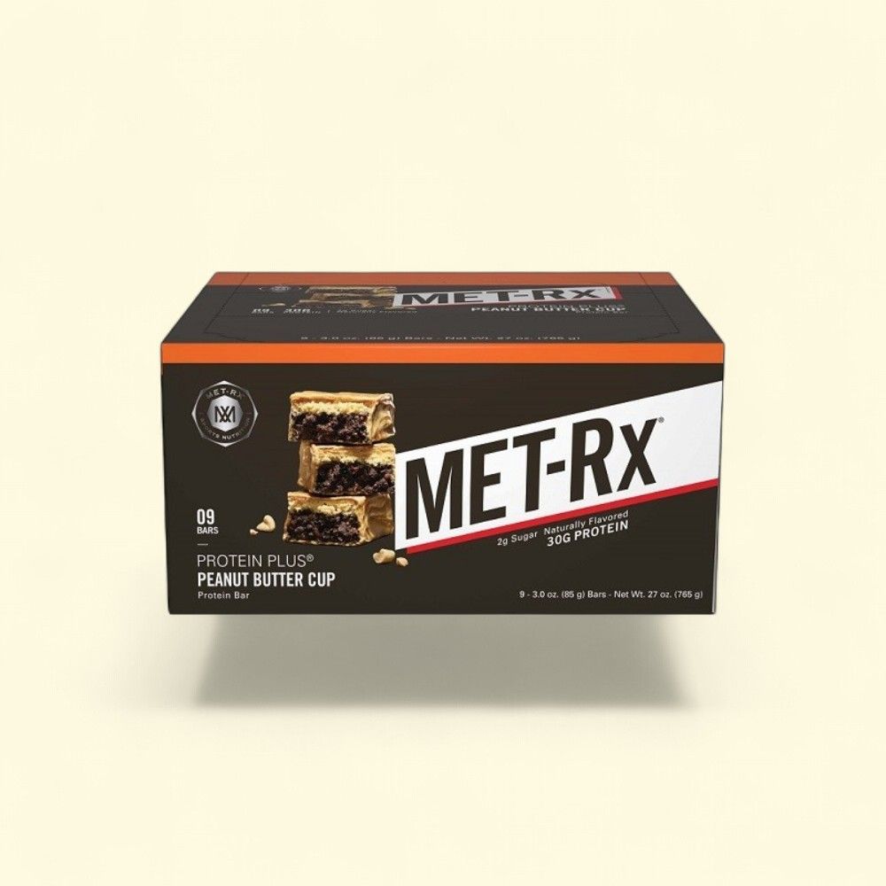 MET-Rx Protein Plus Peanut Butter Cup Bars, 9 Count — authentic US product shipped worldwide by Treatspree