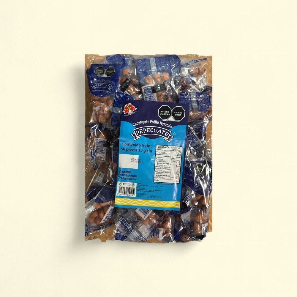 Pepecuate Japanese Style Peanuts 50 Count, 0.529oz Each — authentic US product shipped worldwide by Treatspree