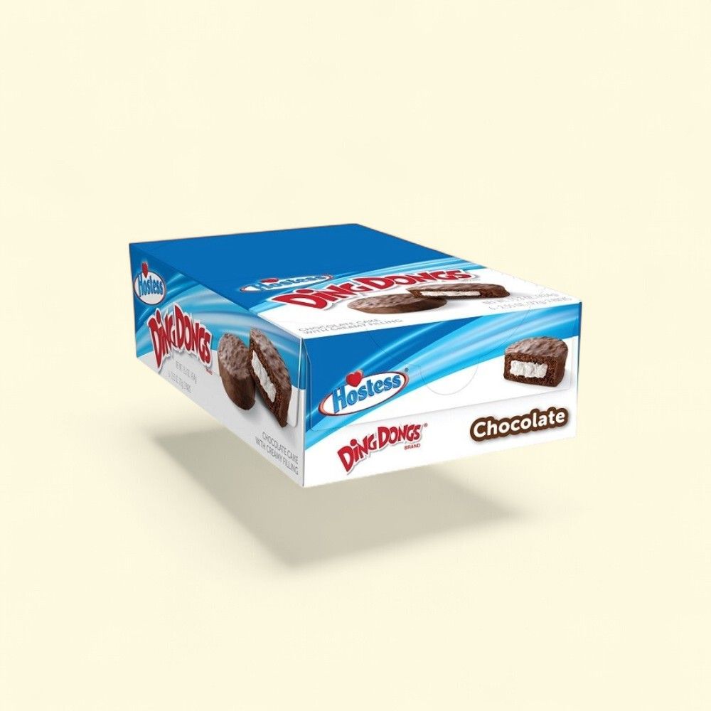 Hostess Chocolate Ding Dongs Cakes, 6 Count — authentic US product shipped worldwide by Treatspree