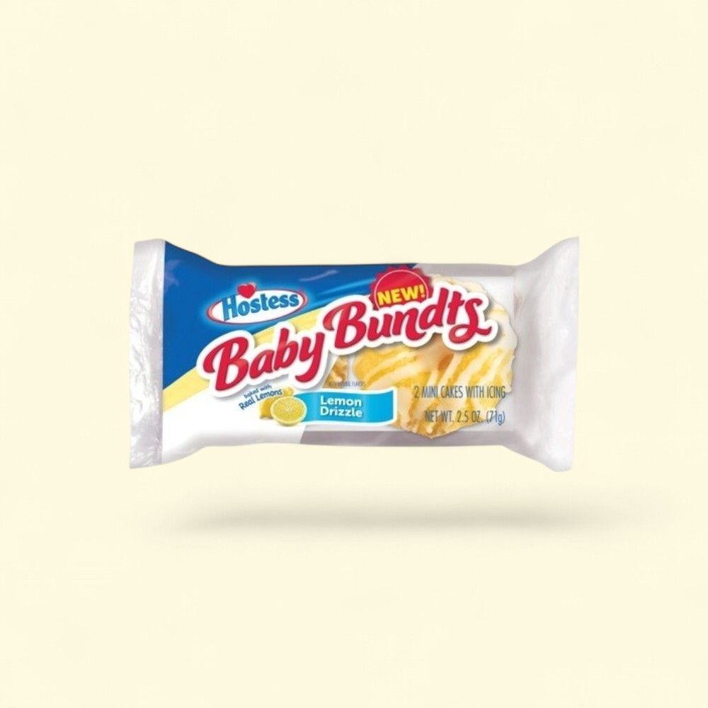 Hostess Lemon Drizzle Baby Bundts - 6 Count — authentic US product shipped worldwide by Treatspree