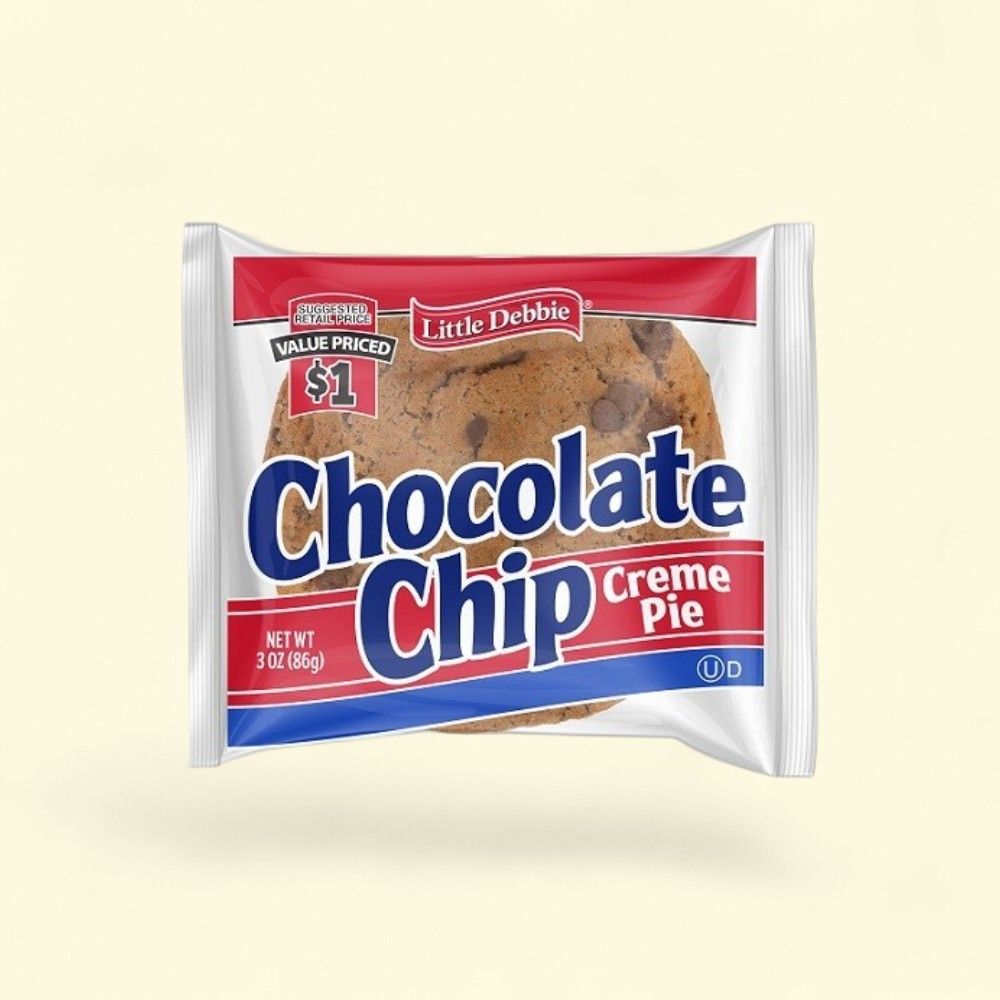 Little Debbie Chocolate Chip Creme Pies 12-Pack — authentic US product shipped worldwide by Treatspree