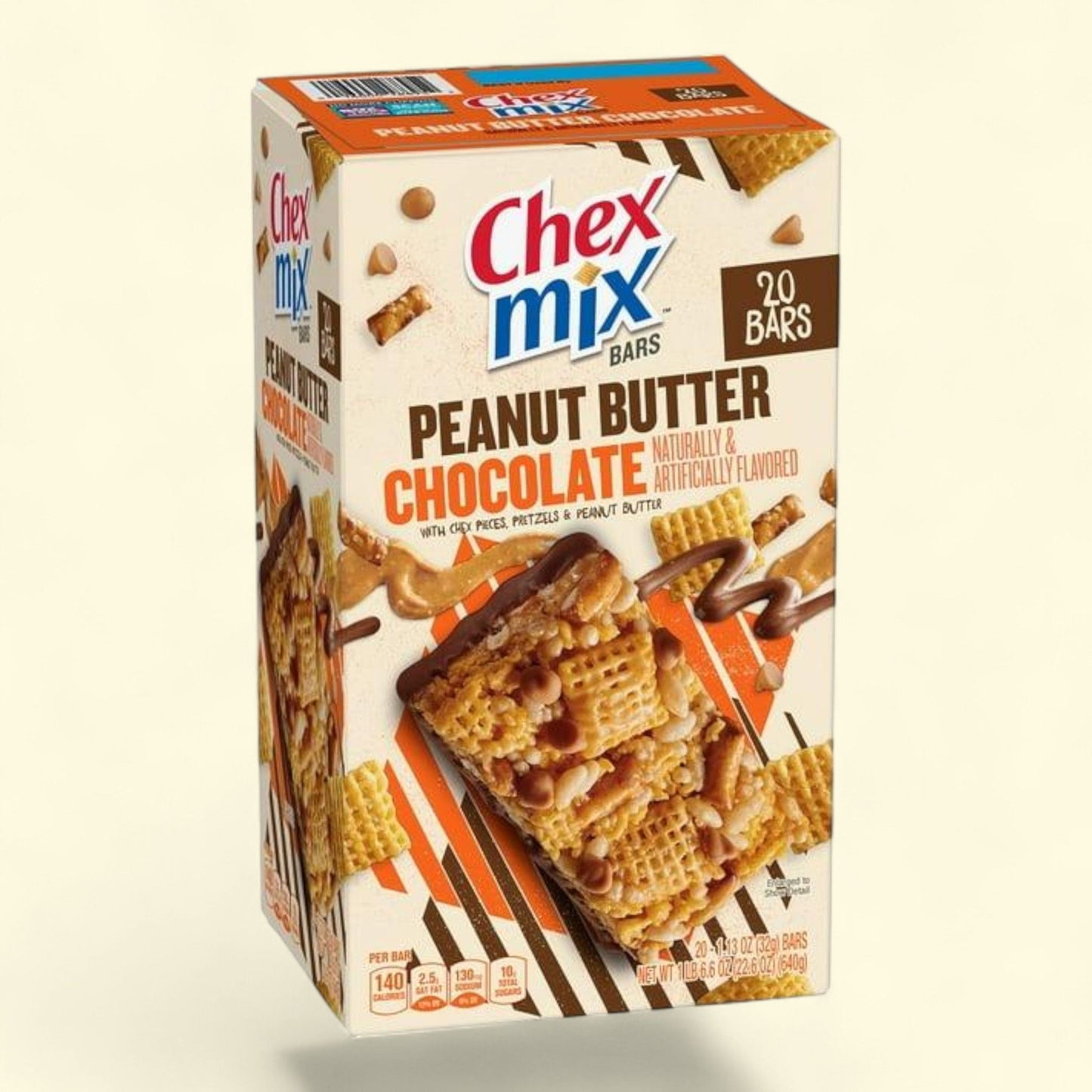 Chex Mix Treat Bars, Peanut Butter Chocolate, 20 pk.