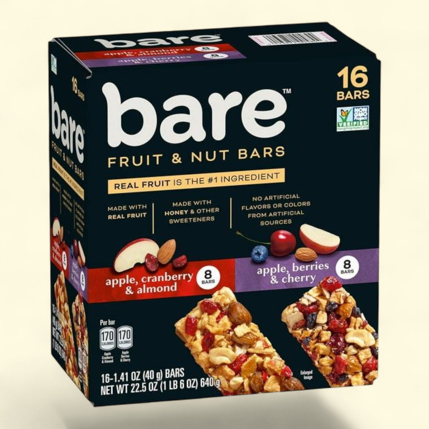 Bare Fruit and Nut Bar Variety Pack, 16 ct.