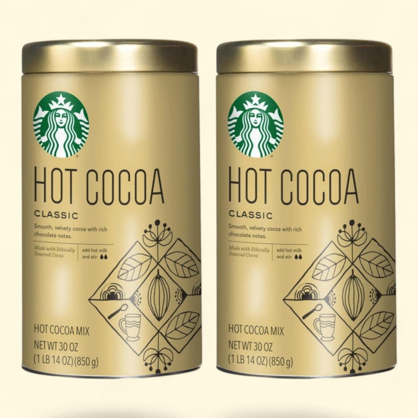 Starbucks Hot Cocoa Mix, 30 oz, 2-pack