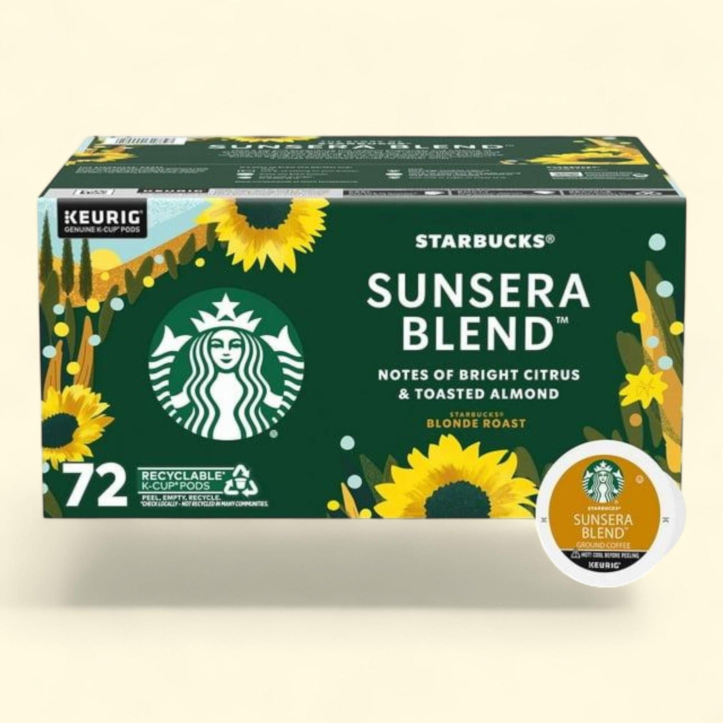 Starbucks K-Cups Coffee Pods, Sunsera Blend, 72 ct.