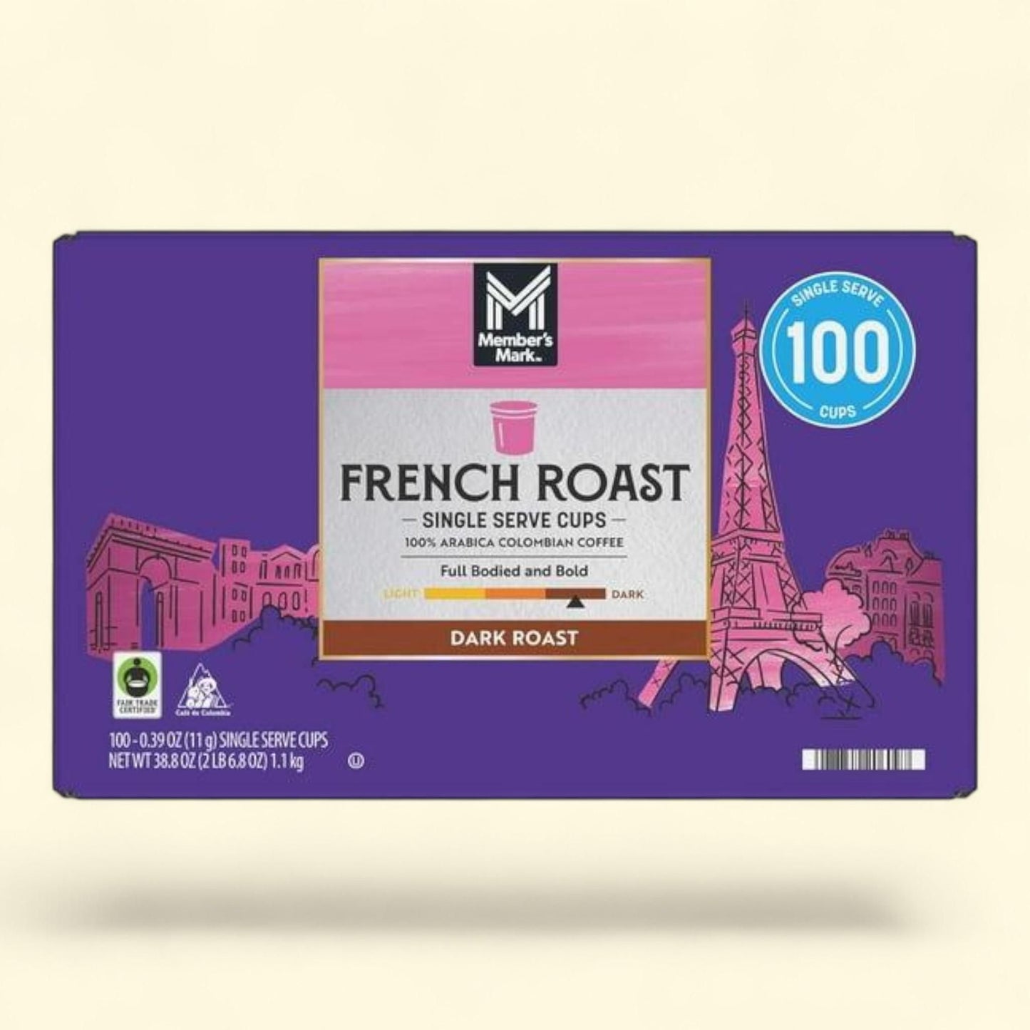 Member's Mark French Roast Coffee Pods, 100 ct.