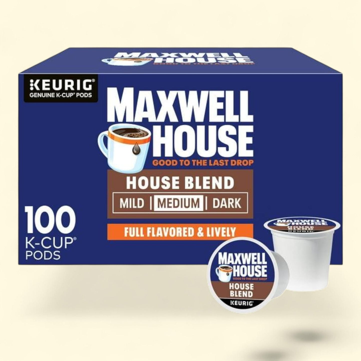 Maxwell House House Blend Medium K-Cup Coffee Pods, 100 ct.