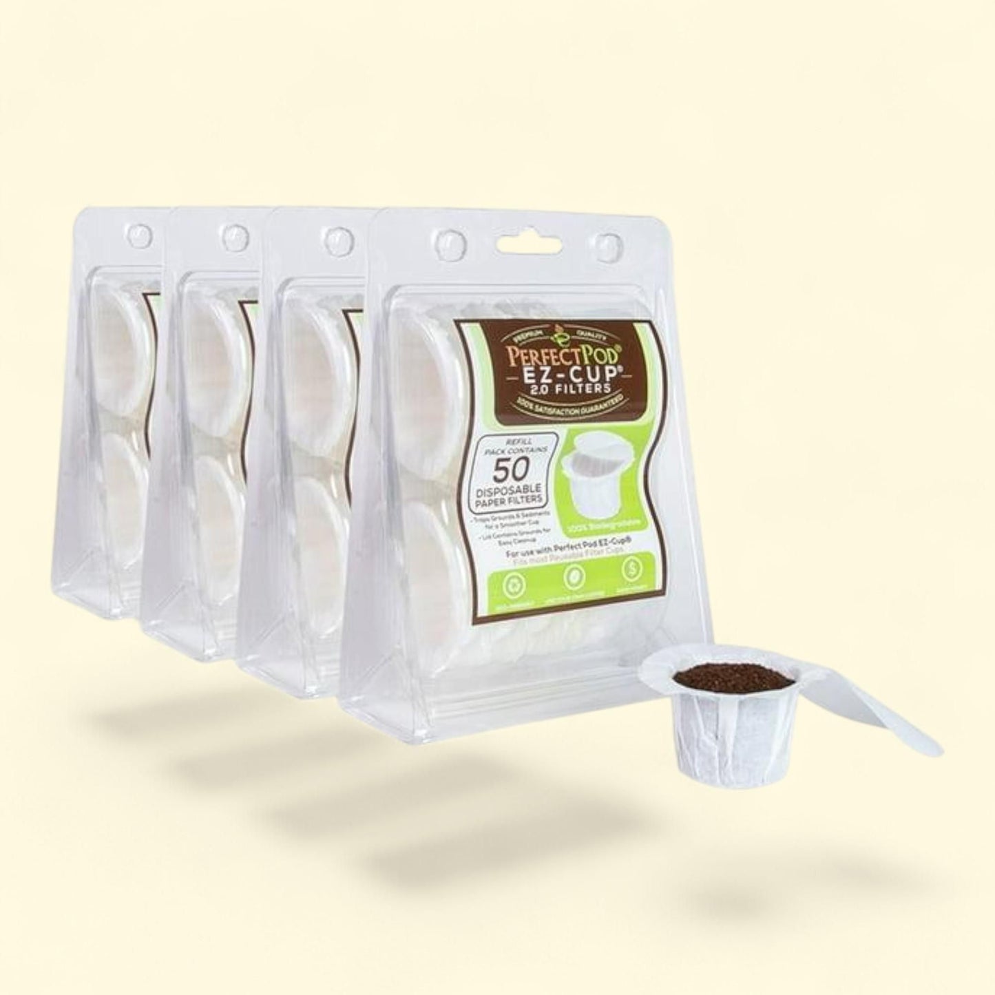 Perfect Pod EZ-Cup 2.0 Filters, 200 Ct