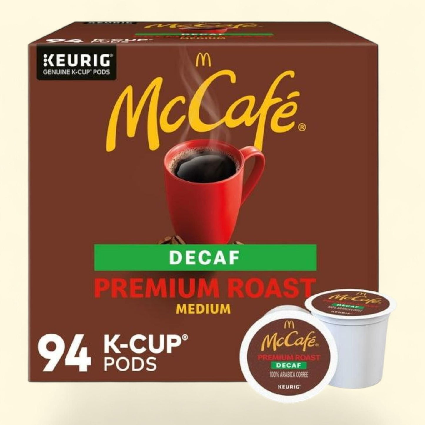 McCafe Decaf Medium Roast K-Cup Coffee Pods, 94 ct.