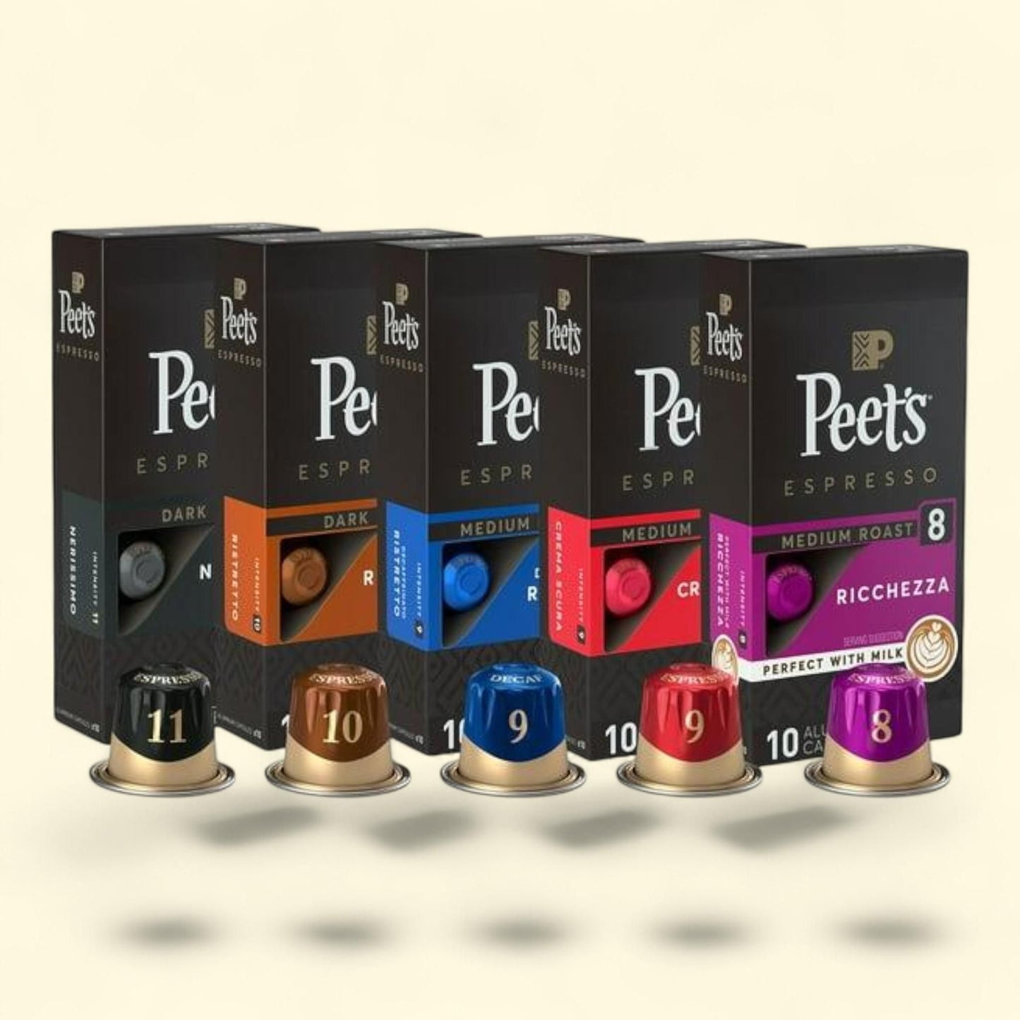 Peets Coffee Variety Capsules, 10 ct. x 5 pk.