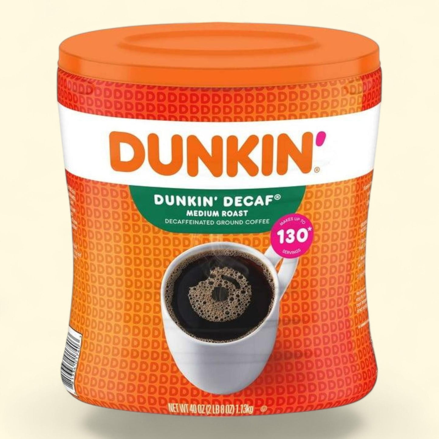 Dunkin' Decaffeinated Ground Coffee, 40 oz.