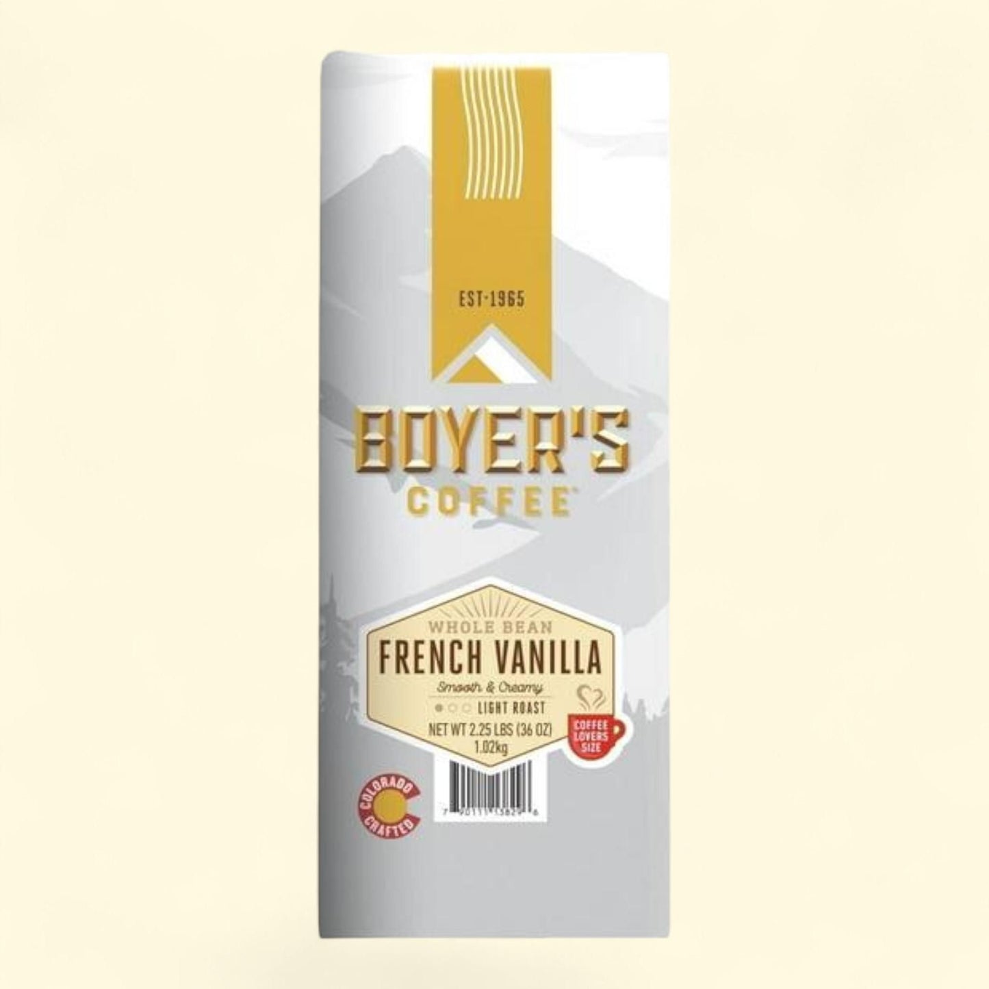 Boyer's Coffee Whole Bean French Vanilla, 36 oz.