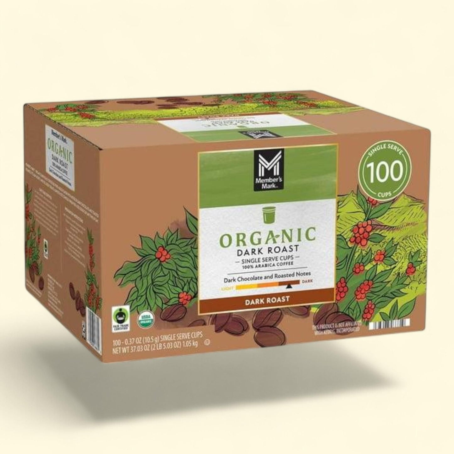 Member's Mark Dark Roast Coffee Pods, 100 ct.