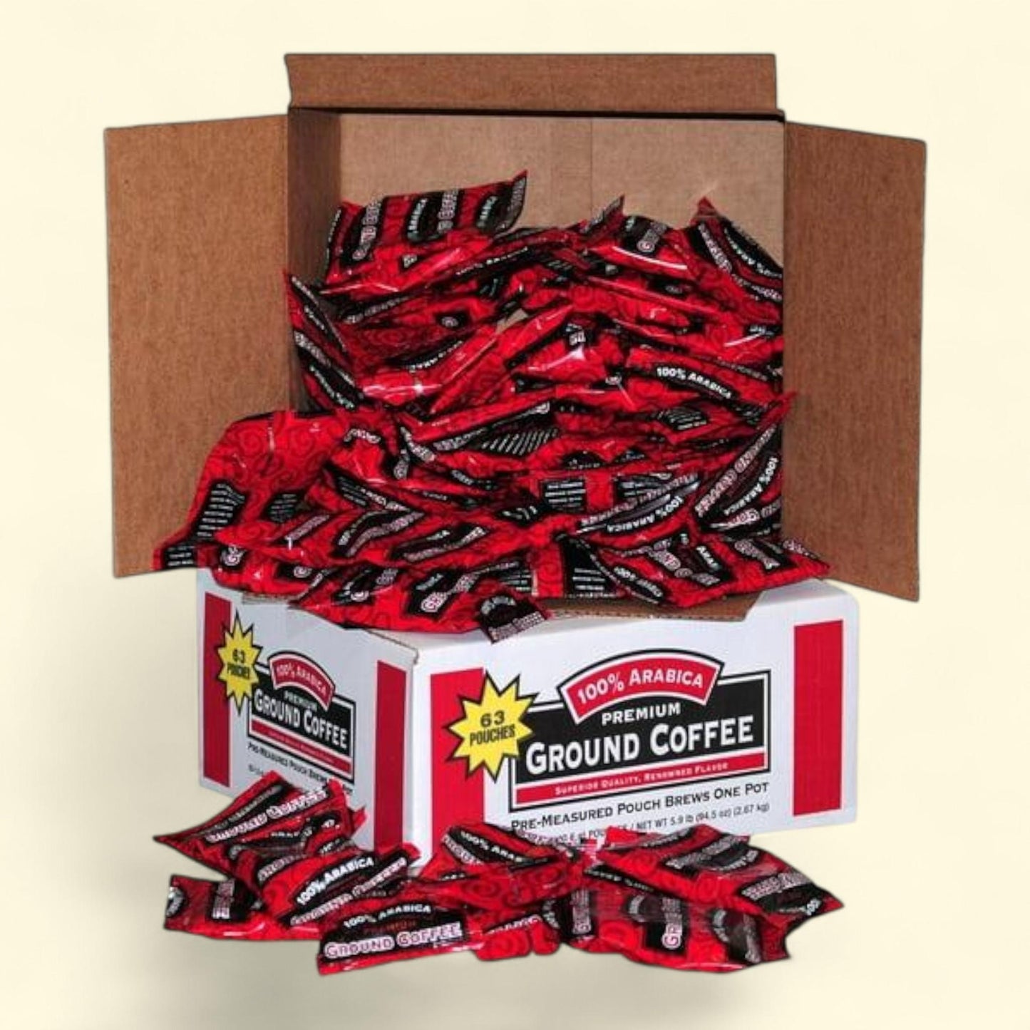 Brand Ground Coffee, 126 pk.