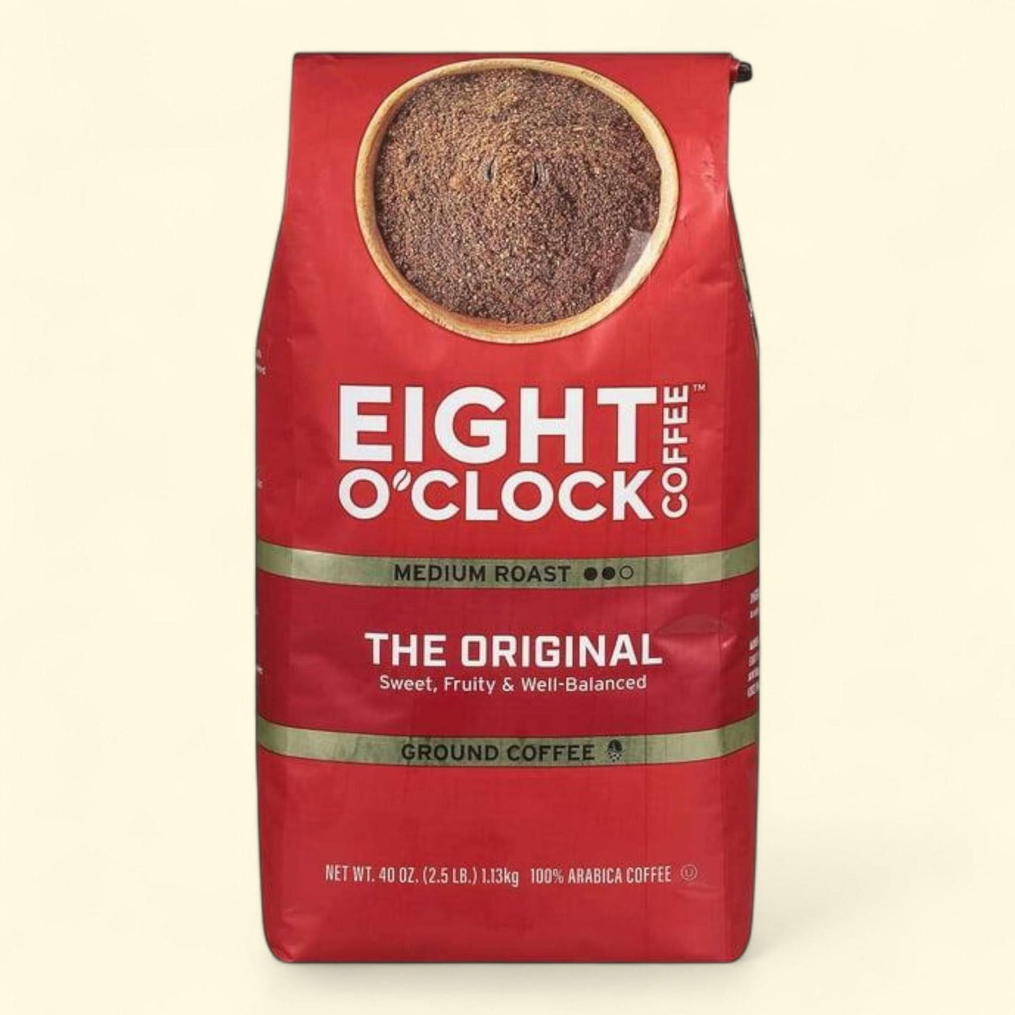 Eight O'Clock Ground Coffee, The Original, 40 oz.