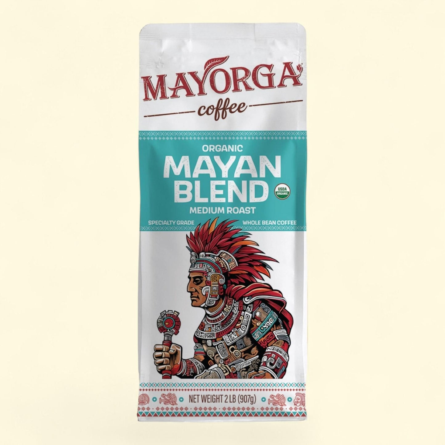 Mayorga Organics Mayan Blend Coffee, 2lb, 2-pack