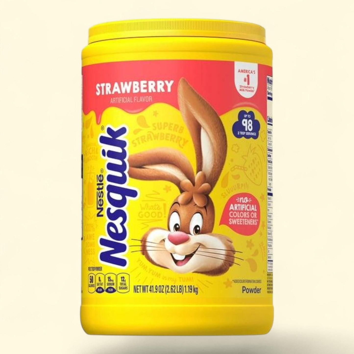 Nesquik Strawberry Powder Drink Mix, 41.9 oz.