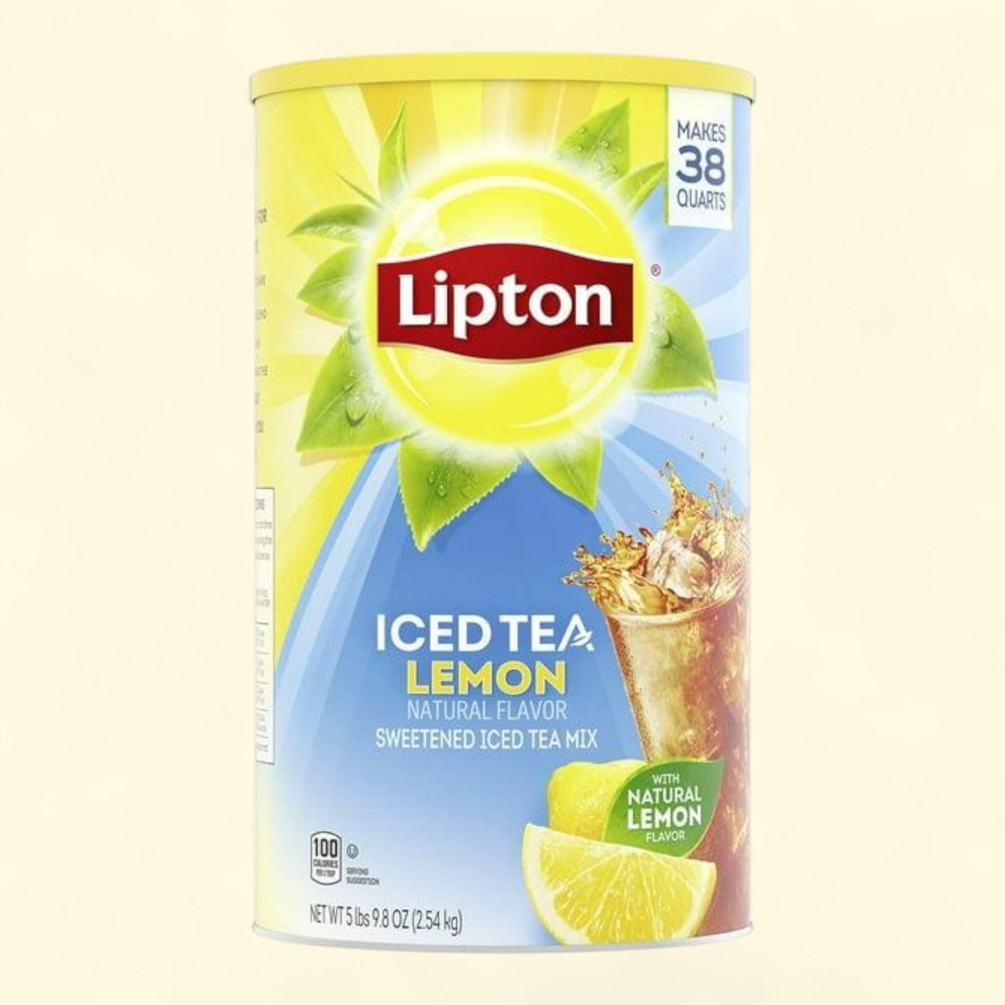 Lipton Iced Tea Mix, Lemon, 89.8 oz.