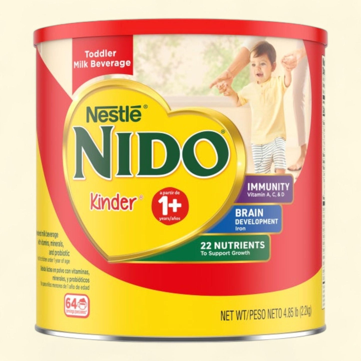 Nestle Nido Kinder 1+ Toddler Powdered Milk, 4.85 lbs
