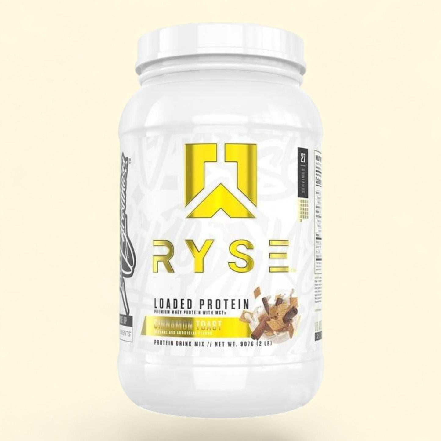 Ryse Loaded Protein Powder, Cinnamon, 2 lbs.