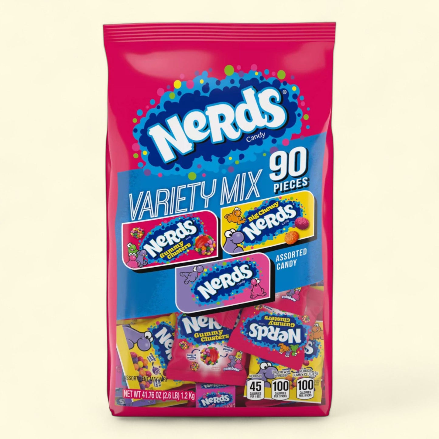 Nerds Gummy Candy Variety Mix, 41.7oz/90ct