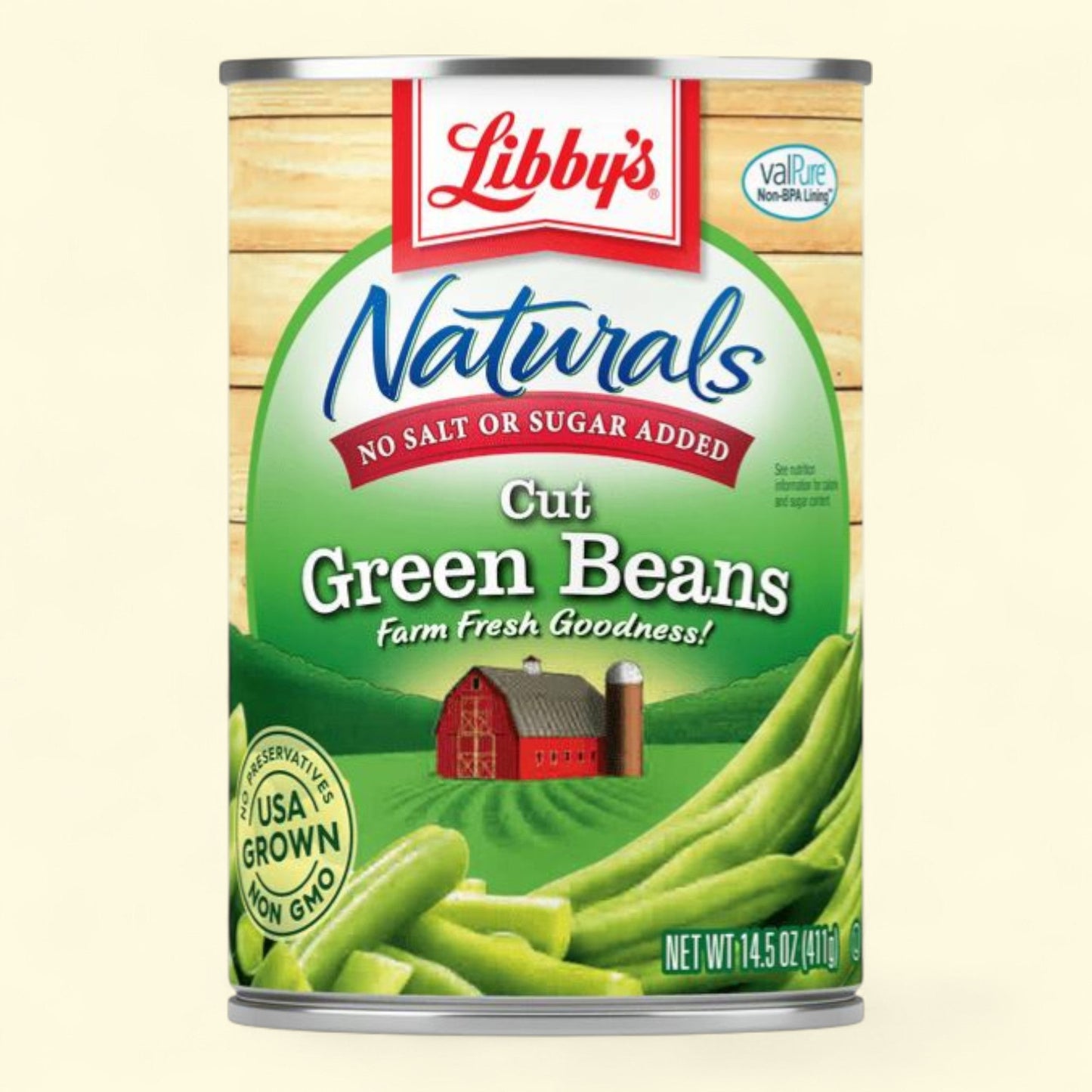 Libby's Naturals Cut Green Beans, 14.5 oz can