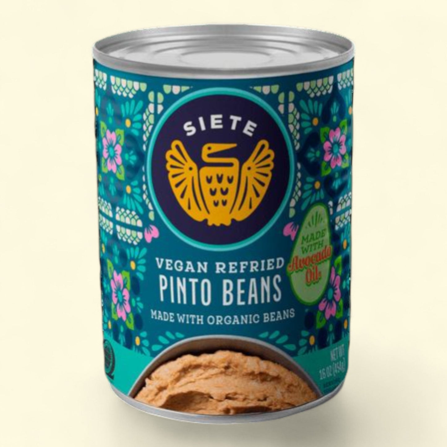 Siete Family Foods Refried Pinto Beans, 16 oz