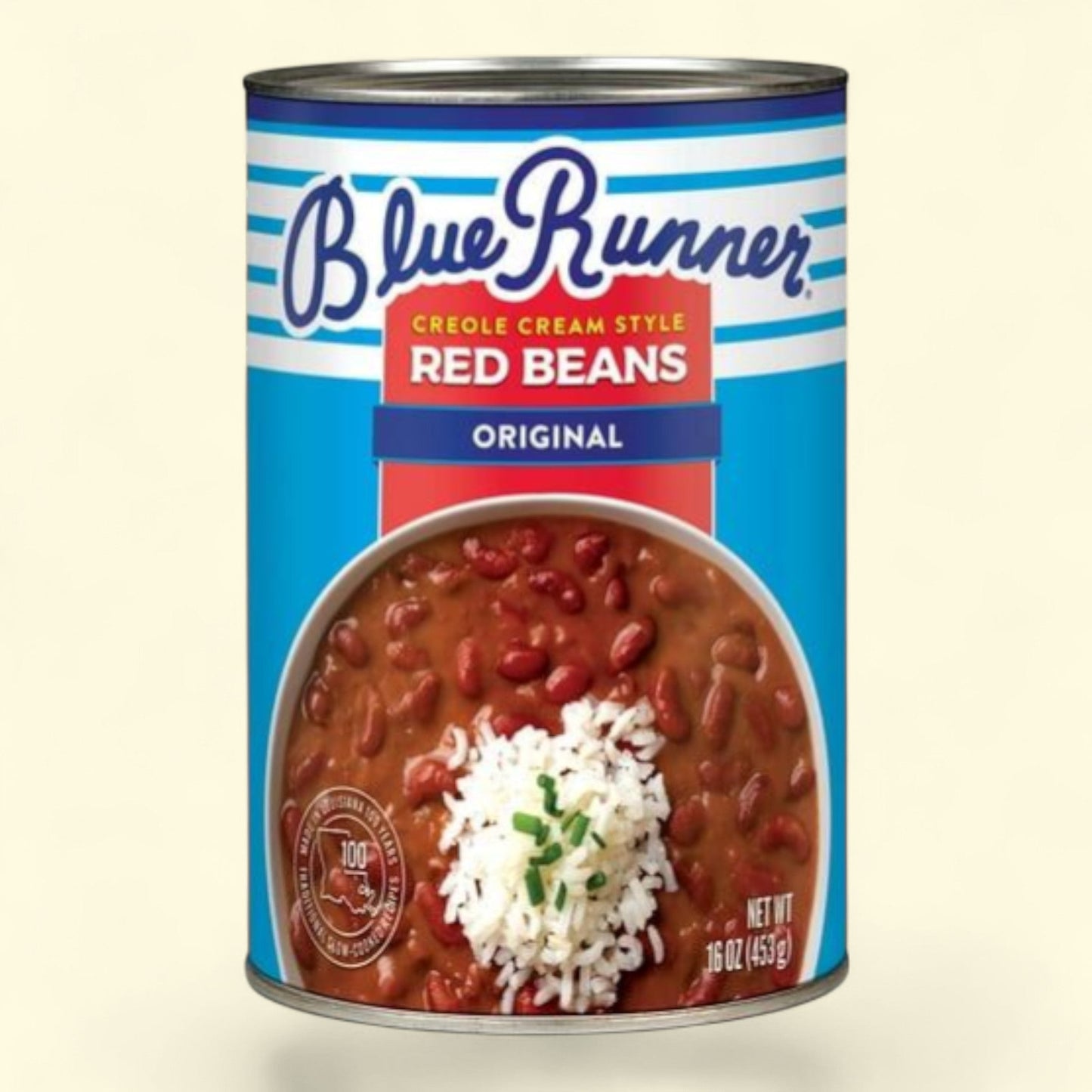 Blue Runner Creole Cream Style Red Beans, 16 oz Can — authentic US product shipped worldwide by Treatspree