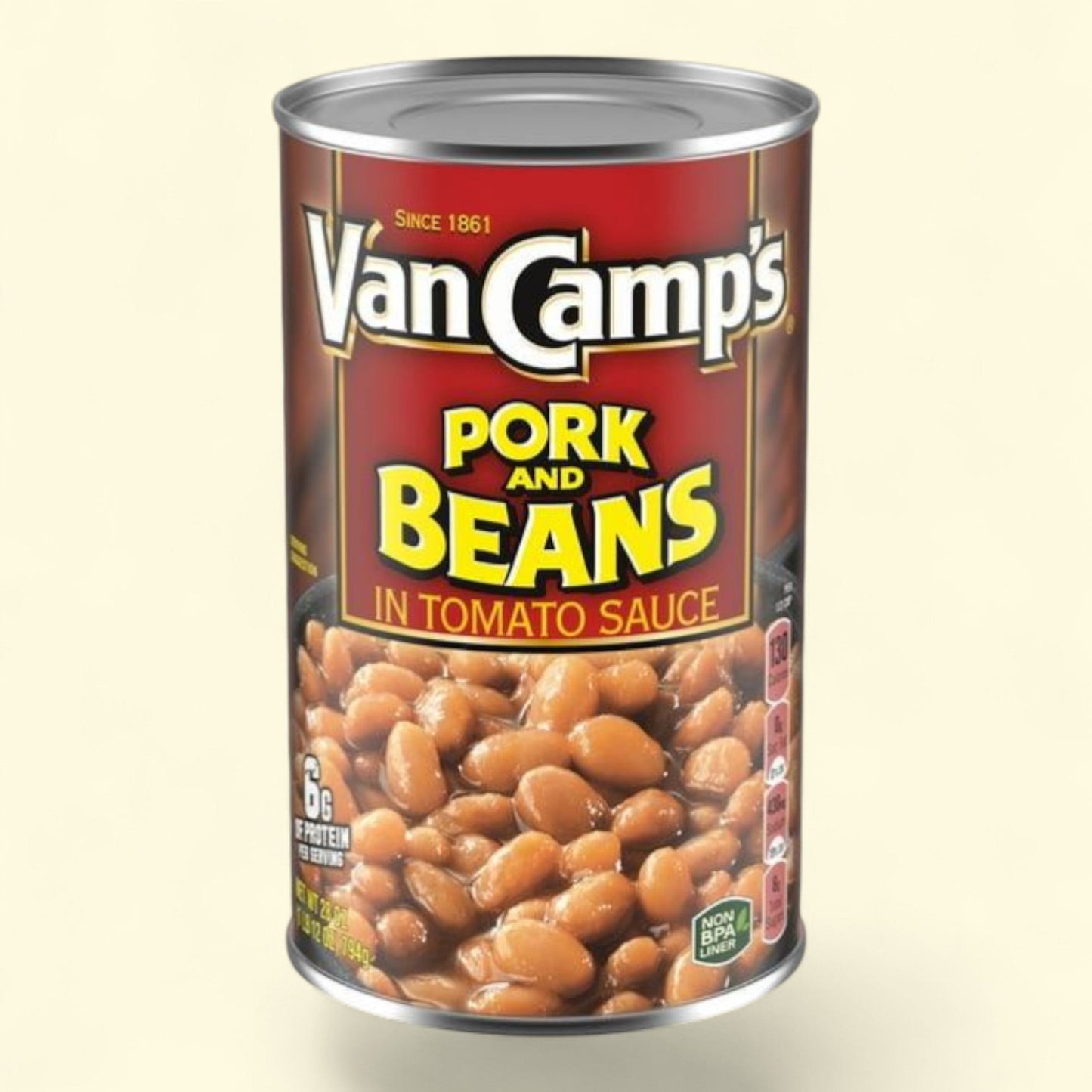 Van Camp's Pork and Beans, 28 oz. — authentic US product shipped worldwide by Treatspree