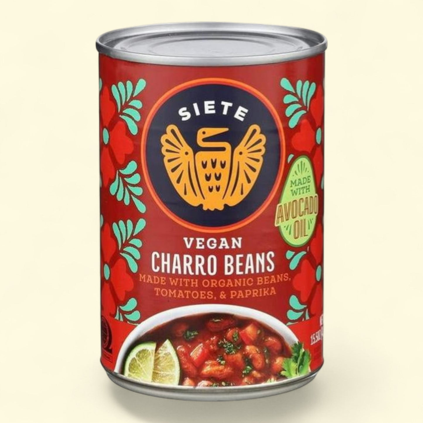 Siete Family Foods, Vegan Charro Beans, 15.5 oz