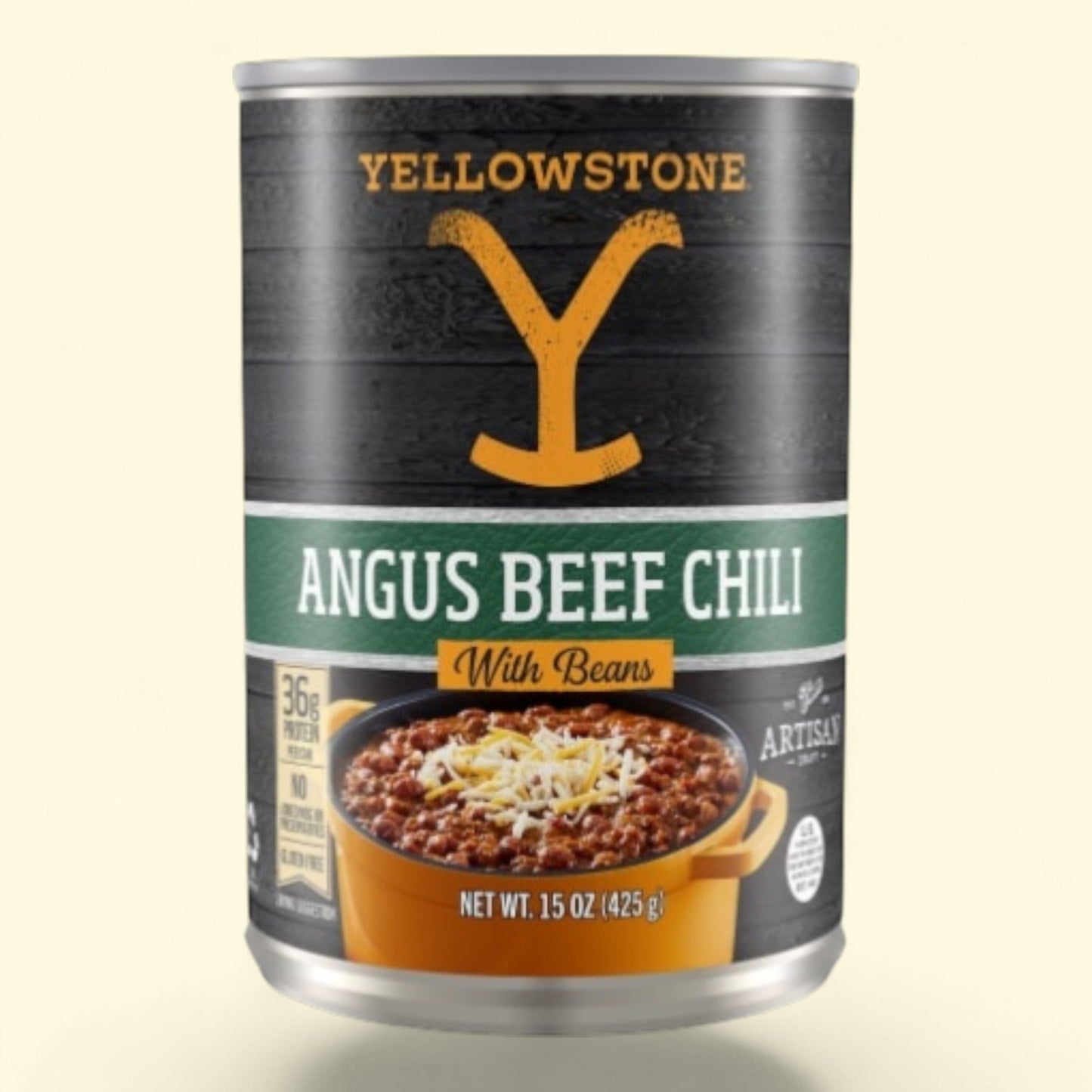 Yellowstone Angus Beef Canned Chili with Beans, 15 oz