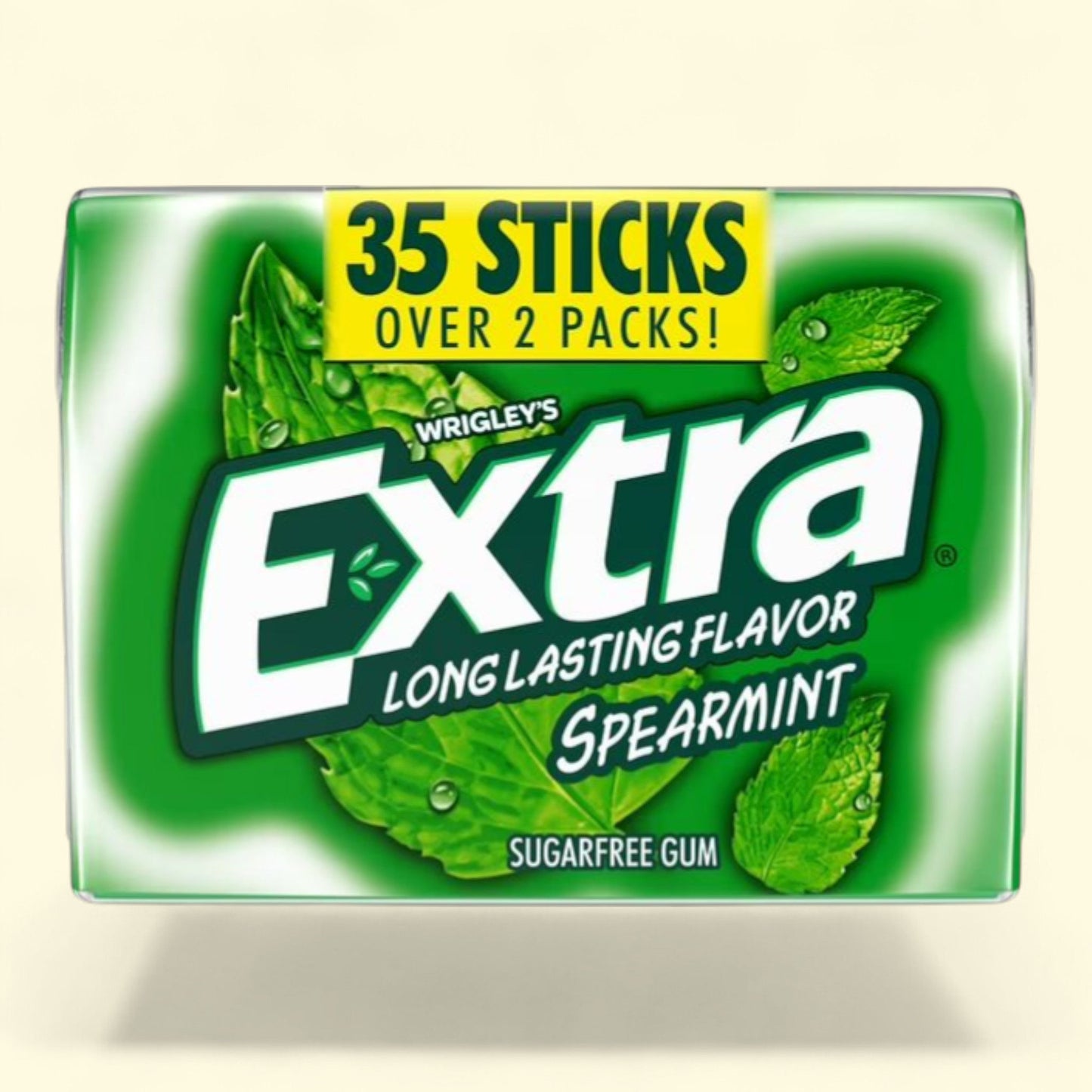 Extra Gum, Spearmint Chewing Gum, 35 ct