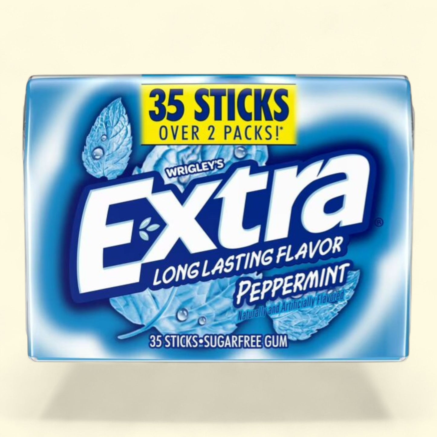 Extra Gum Peppermint Chewing Gum, 35 Stick Pack