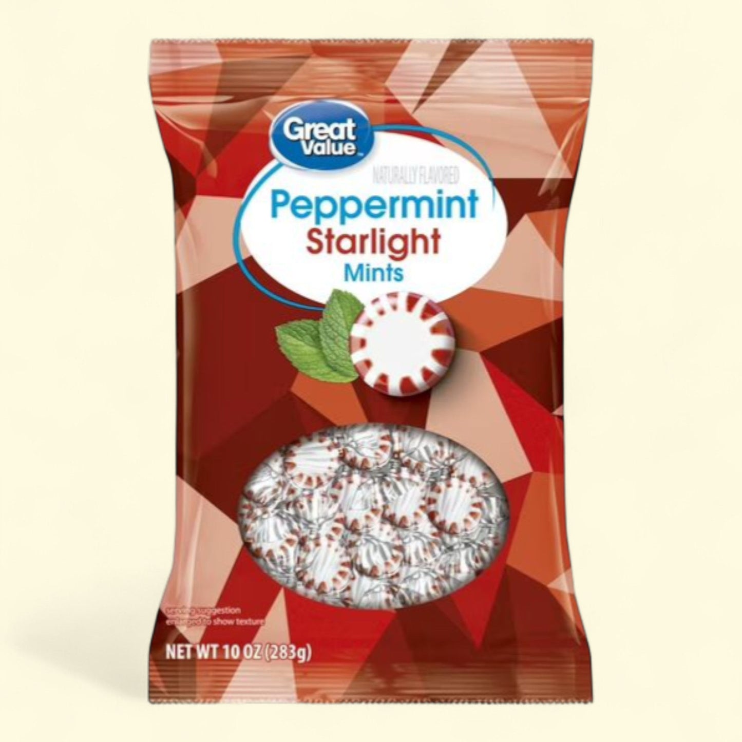 Great Value Peppermint Starlight Mints Hard Candy, 10 oz — authentic US product shipped worldwide by Treatspree