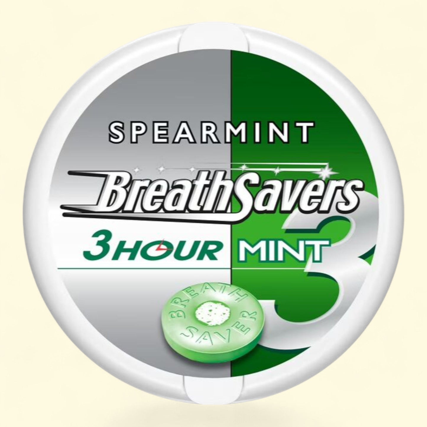Breath Savers Spearmint Sugar Free Breath Mints, 1.27 oz Tin