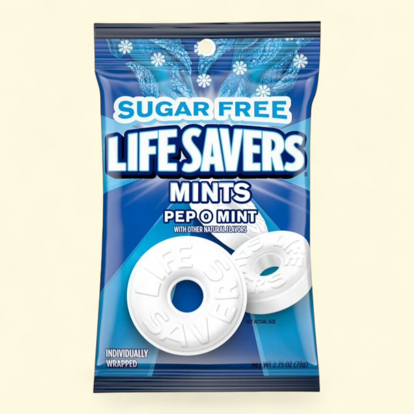 Life Savers Pep-O-Mint Sugar Free Breath Mints, 2.75 oz