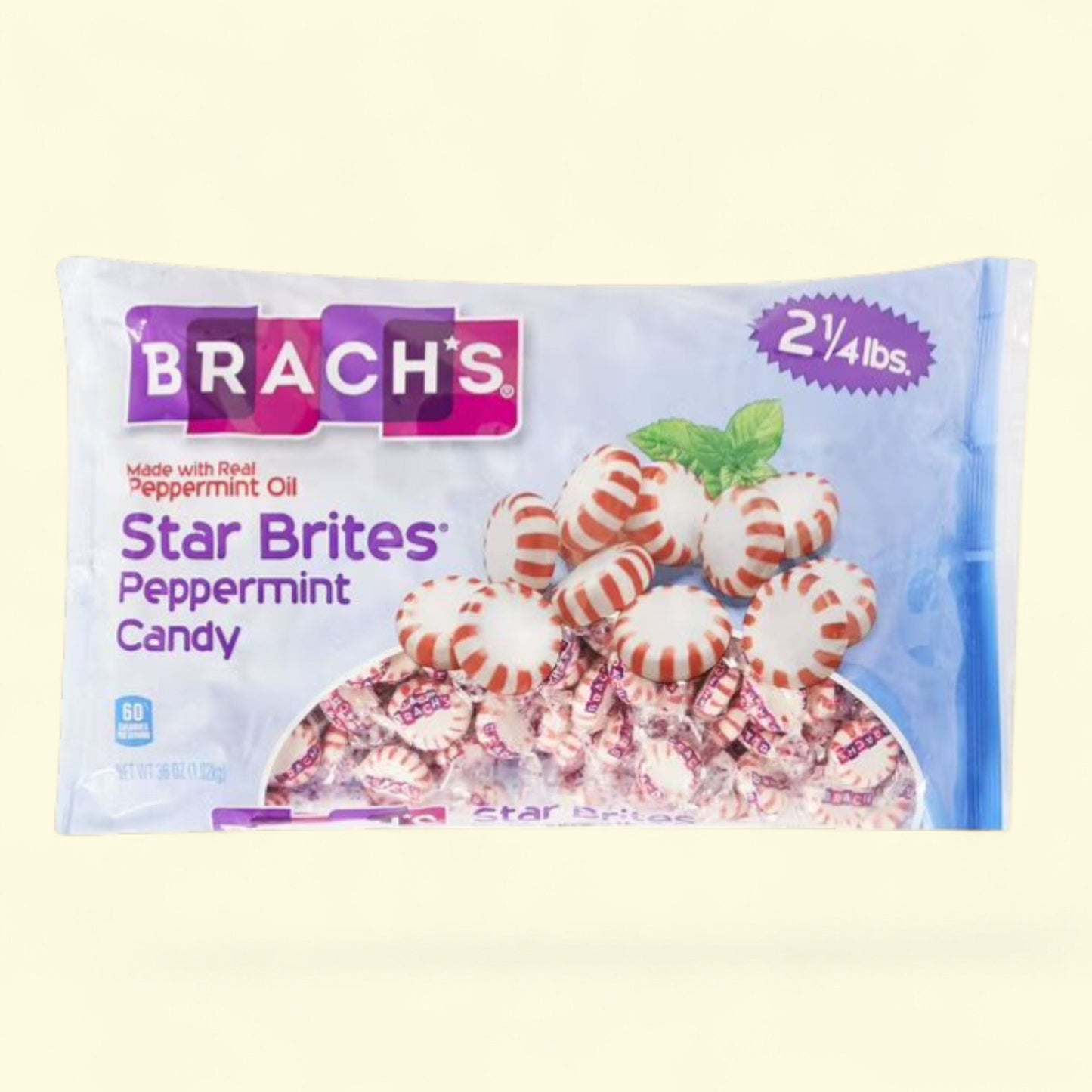 Brach's Star Brites, Peppermint Candy, 36 oz