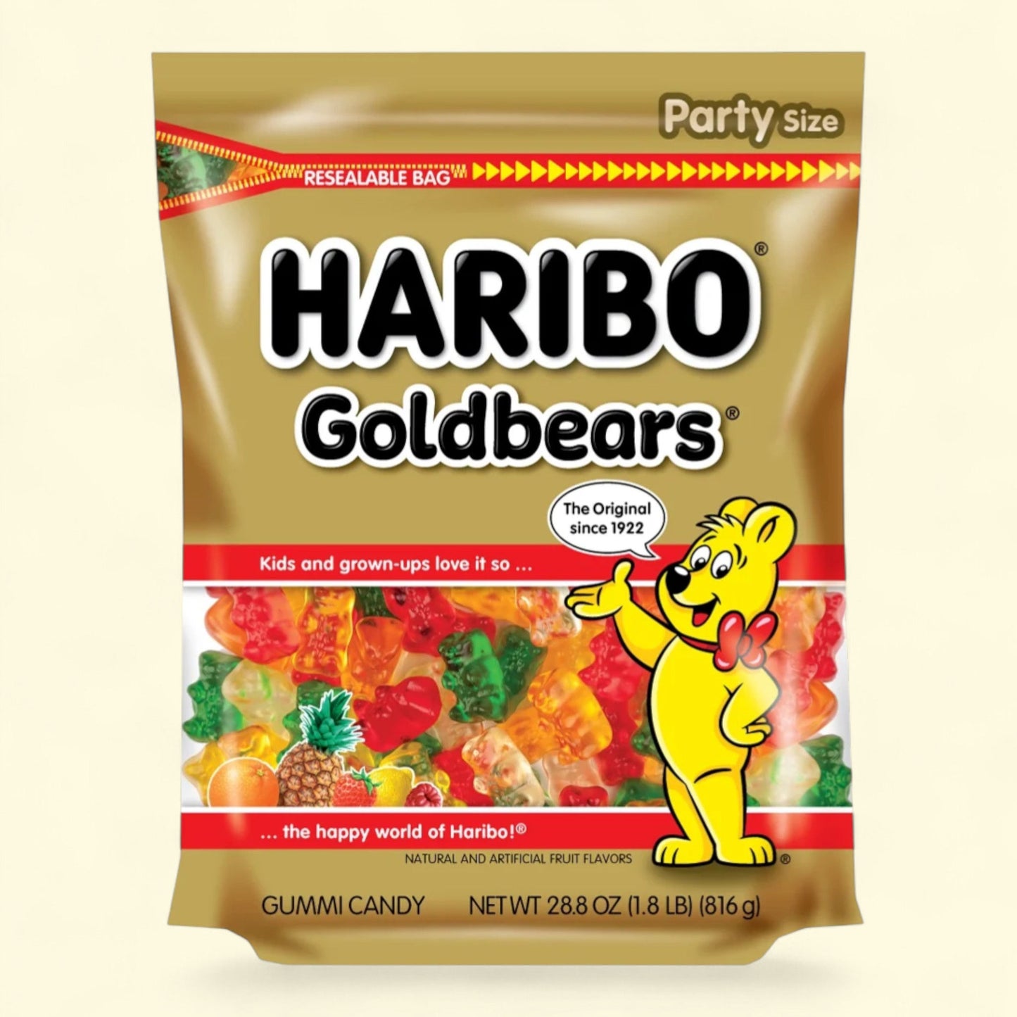 Oursons gélifiés HARIBO Goldbears, 810 g