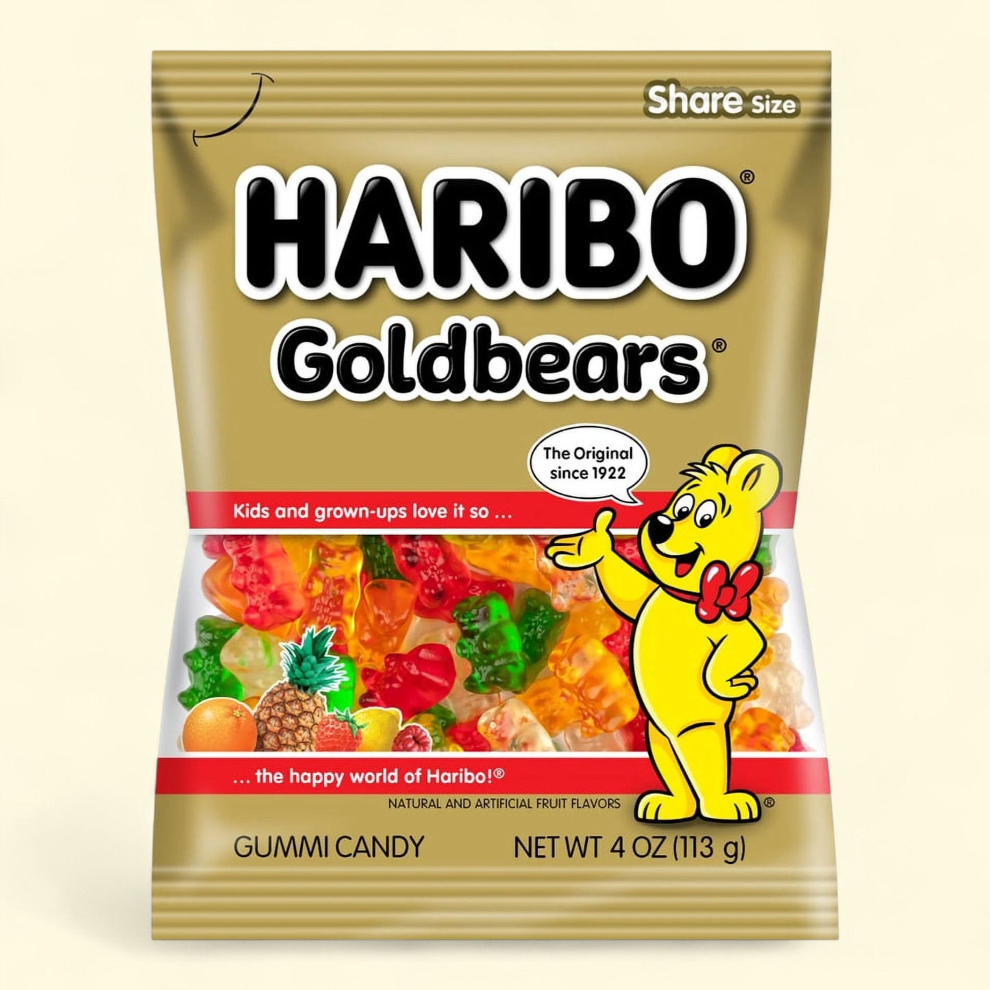 Oursons gélifiés HARIBO Goldbears, 113 g