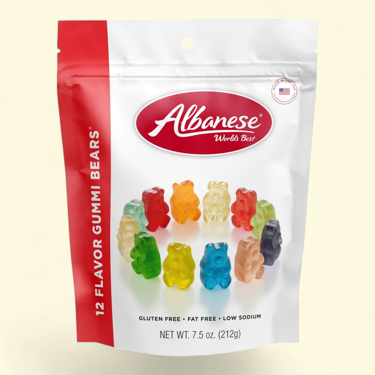 Oursons en gomme Albanese, 210 g, sans gluten