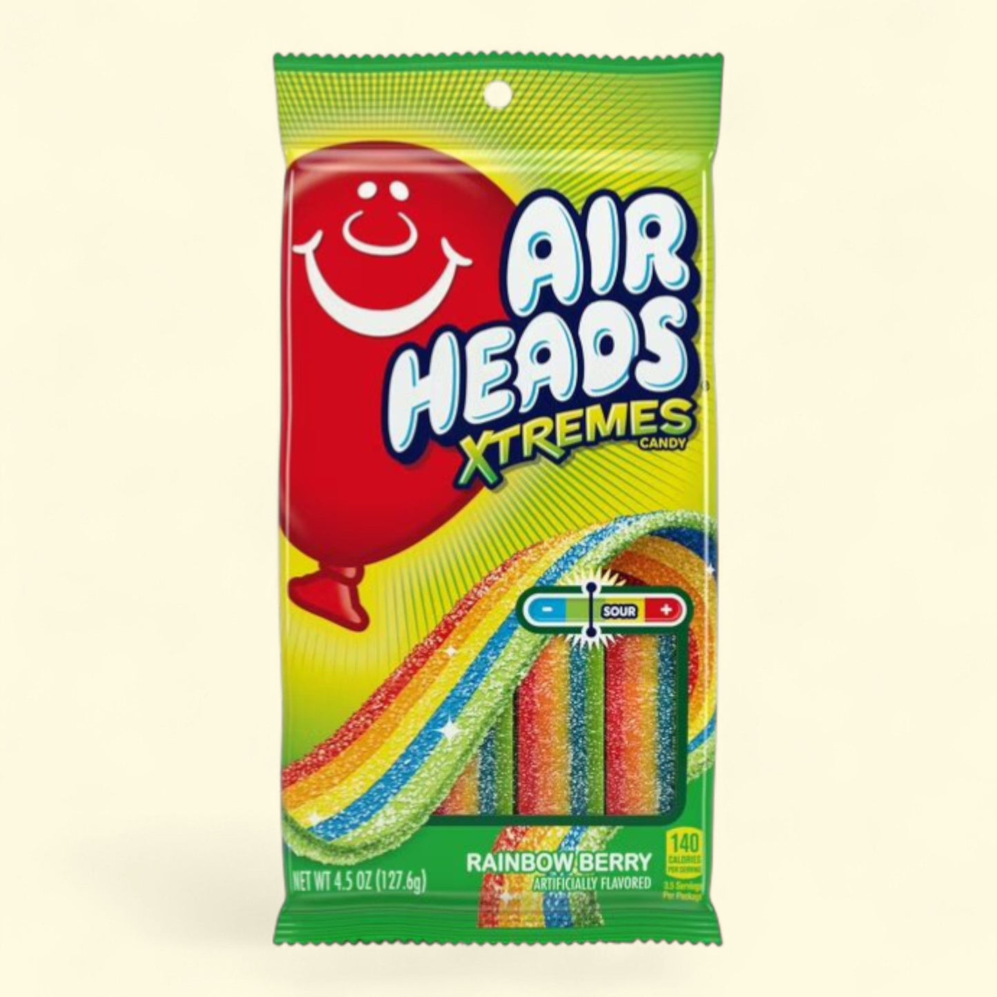 Bonbons Airheads Xtremes Belts, saveur Baies arc-en-ciel, 127 g