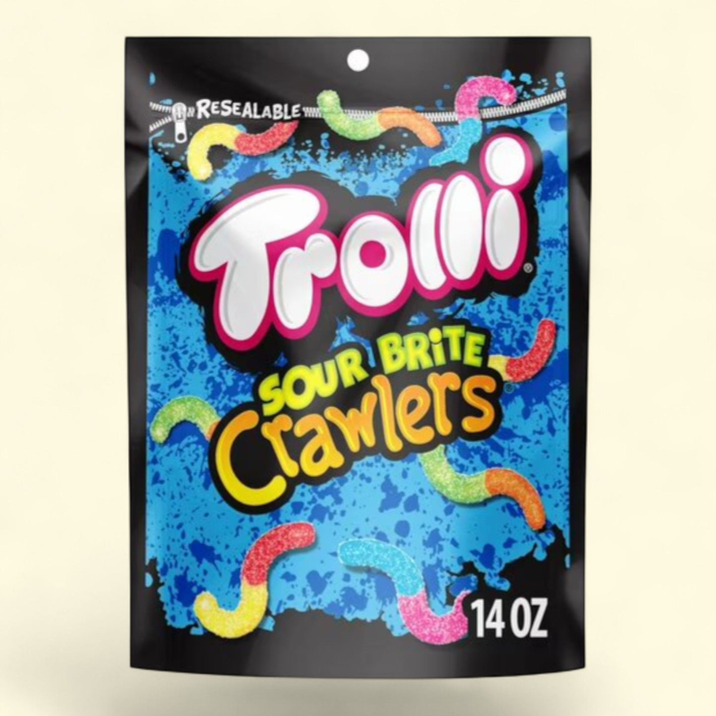 Trolli Sour Brite Crawlers, bonbons, 400 g