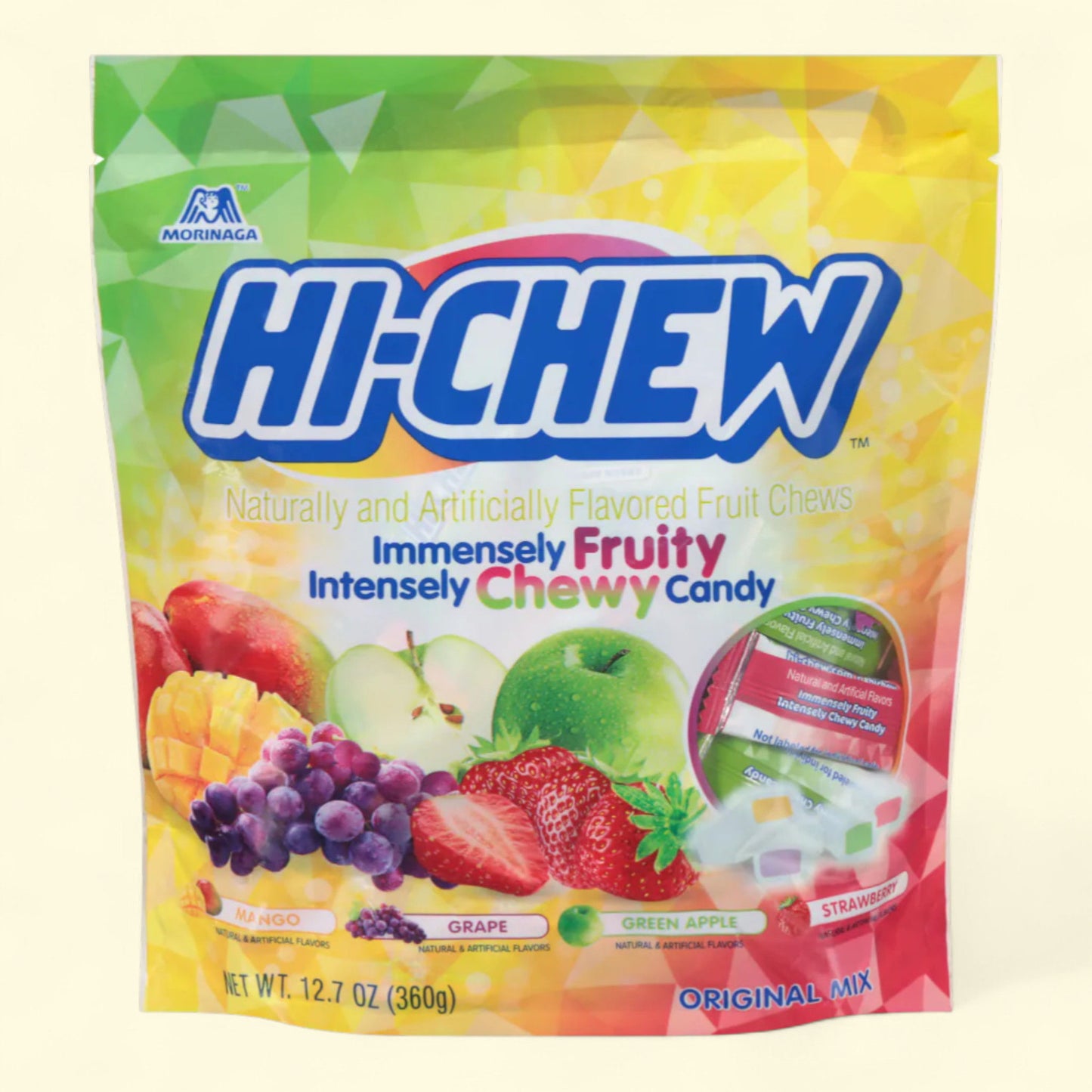 Hi-Chew, bonbons gélifiés aux fruits, mélange original, 360 g