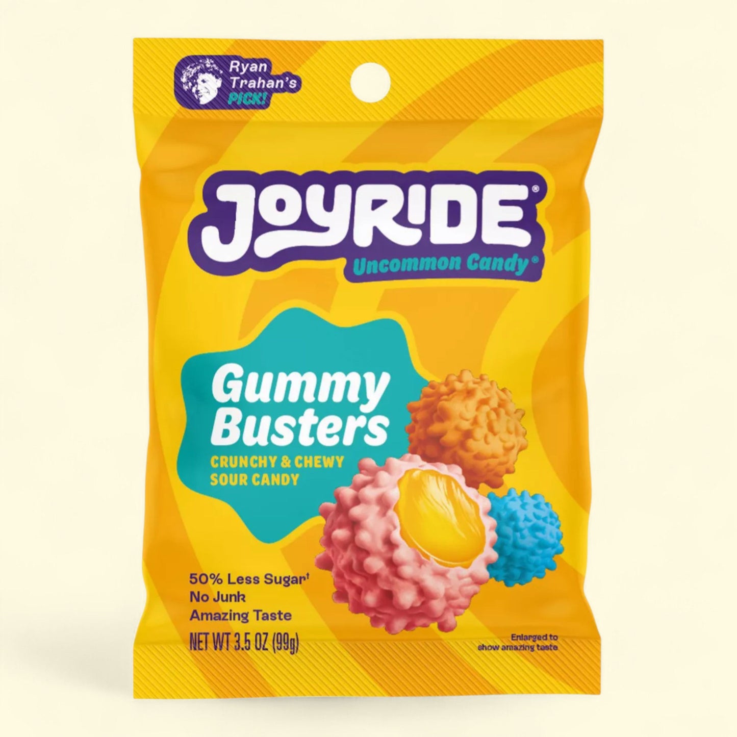 JOYRIDE Gummy Busters, bonbons croquants, 100 g