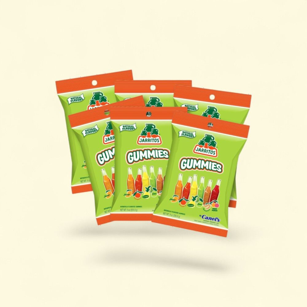 Canel's Jarritos Mixed Flavors Gummies 8.0 oz — authentic US product shipped worldwide by Treatspree
