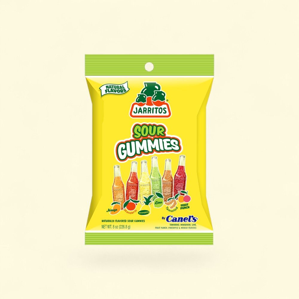 Canel's Jarritos Mixed Flavors Sour Gummies 8 oz — authentic US product shipped worldwide by Treatspree