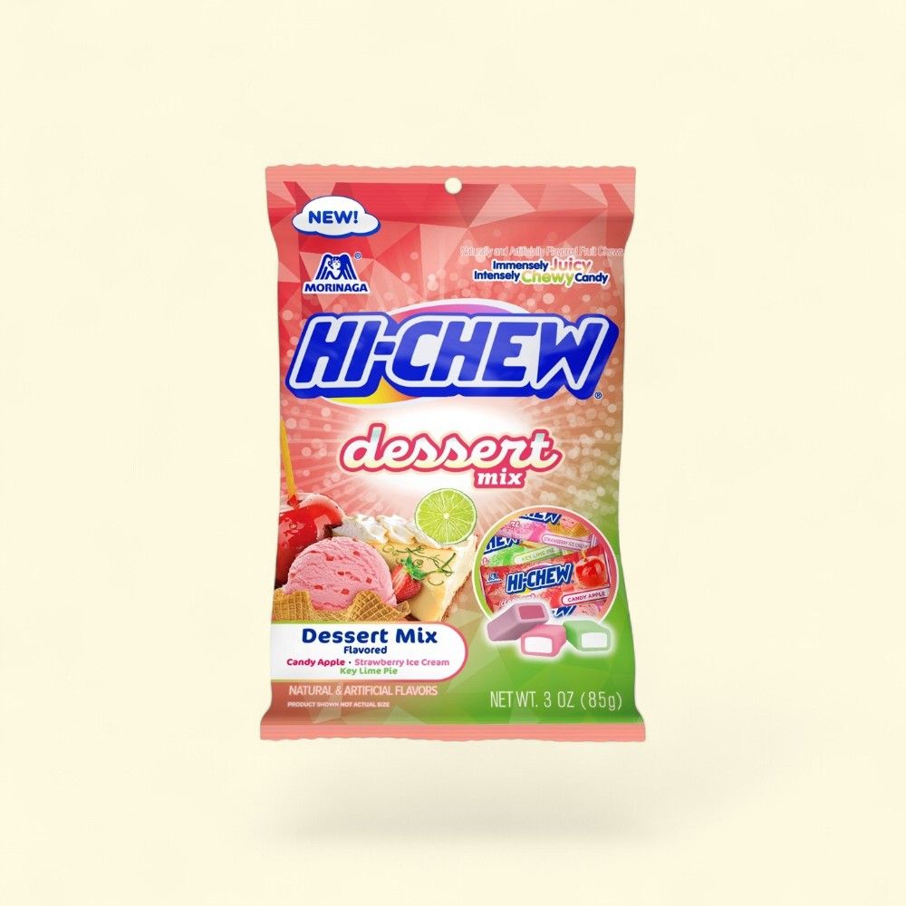 HI-CHEW Dessert Mix Chewy Candy Bag 3oz — authentic US product shipped worldwide by Treatspree