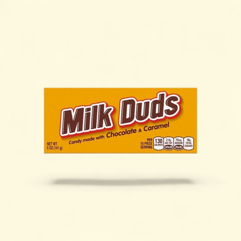 Milk Duds Chocolate & Caramel Chewy Candy Theater Box 5oz — authentic US product shipped worldwide by Treatspree