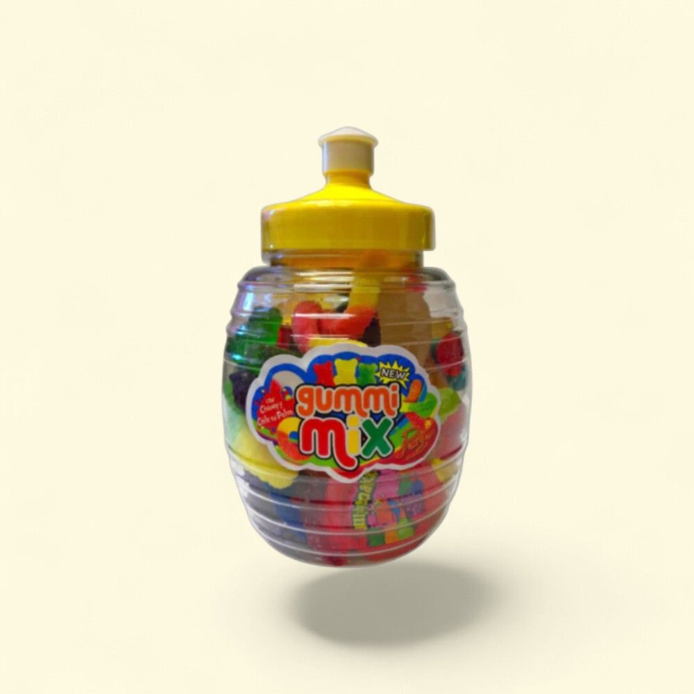 Parga Gummi Mix Candy Jar - Assorted Flavors 16oz (454g) — authentic US product shipped worldwide by Treatspree